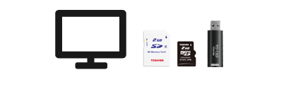 USB機器を使って手軽に動画・写真再生